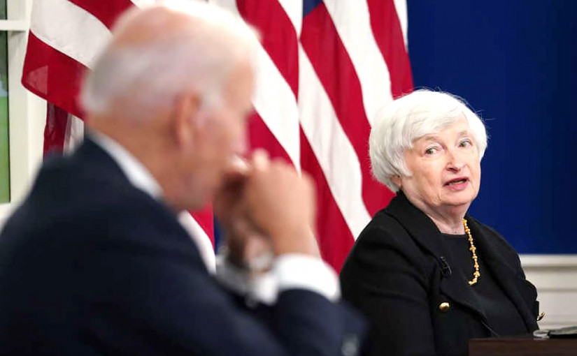 美財長耶倫：美國通脹無失控 明年下半年料回復正常