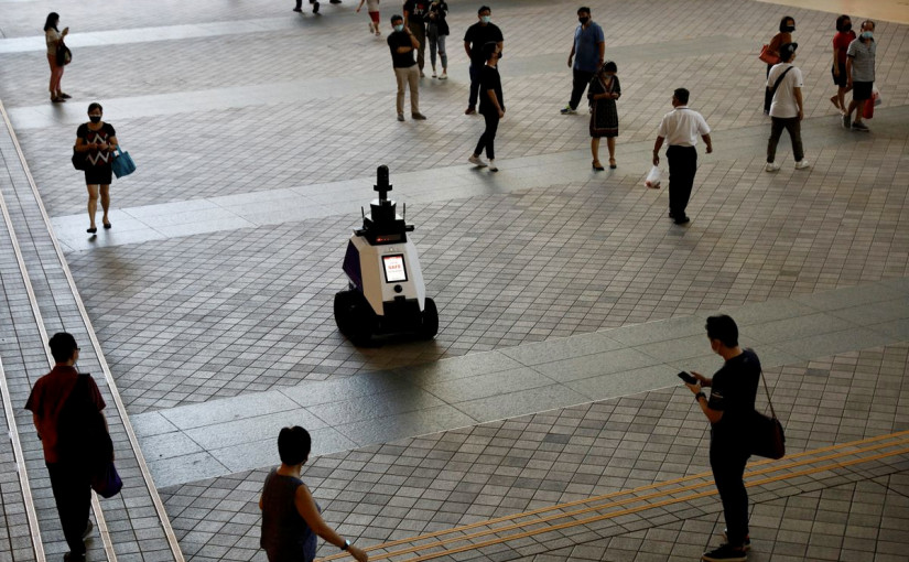 【科技生活】星洲機械人巡邏恐侵私隱 政府：紓勞動力下降問題