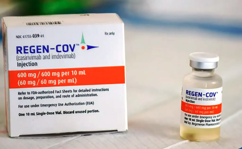 REGEN-COV單劑量抗體雞尾酒療法降81％感染新冠病毒風險