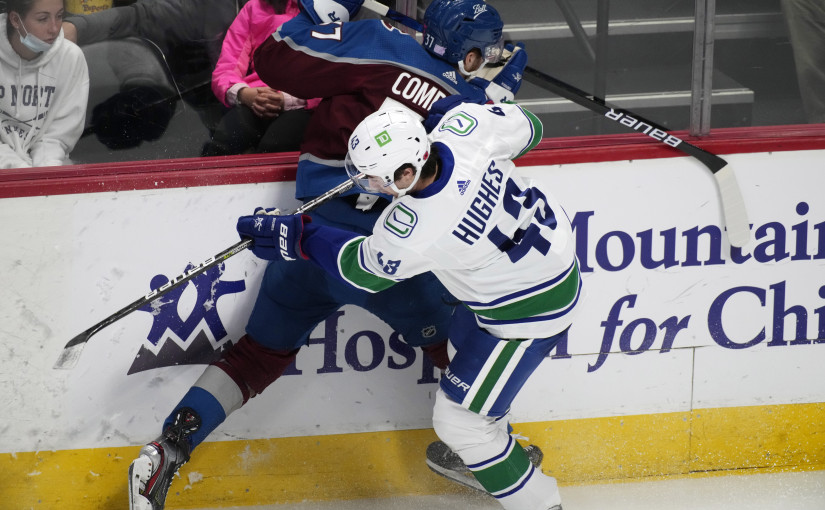 NHL科羅拉多雪崩隊7：1大勝溫哥華加人隊