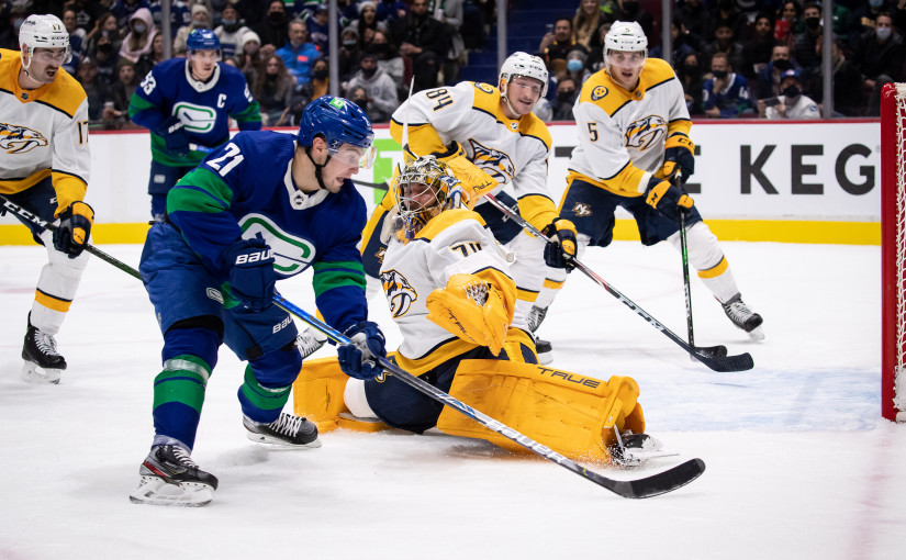 溫哥華加人隊2：3不敵納什維爾掠奪者隊