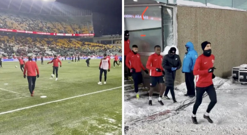 【有片】「加拿大式」慶祝入波 ——飛身跳入雪堆