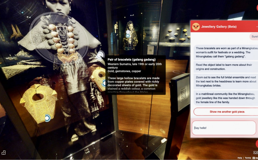 【科技生活】新加坡文物部力推數碼化  博物館網站設AI助理導賞