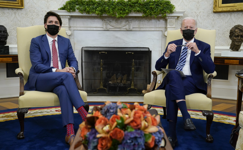 杜魯多上周與拜登會晤時 提及洪水從華盛頓州越境湧入卑詩省的問題