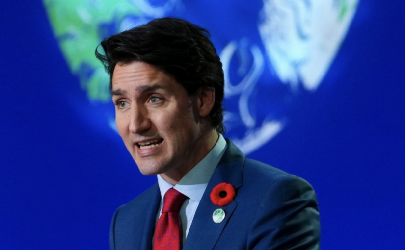 杜魯多COP26峰會 提出建立全球最低碳排放價格想法