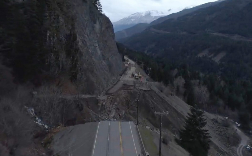【視頻新聞】「大氣河流」引發暴雨致基卡斯山部分1號公路坍塌