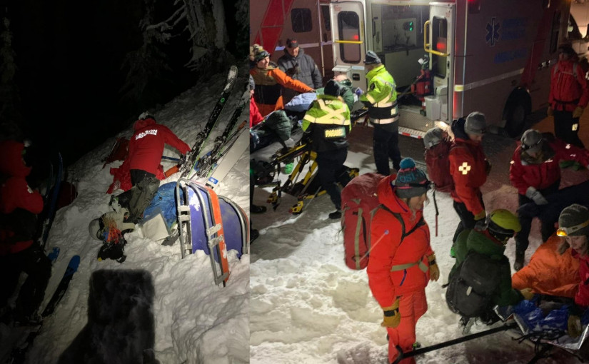 卑詩內陸雪崩 四人兩狗被埋8小時後獲救