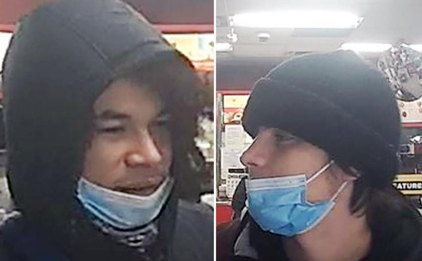 【有片】市中心搶劫案2名持槍劫匪 警發布圖片望公眾提供線索