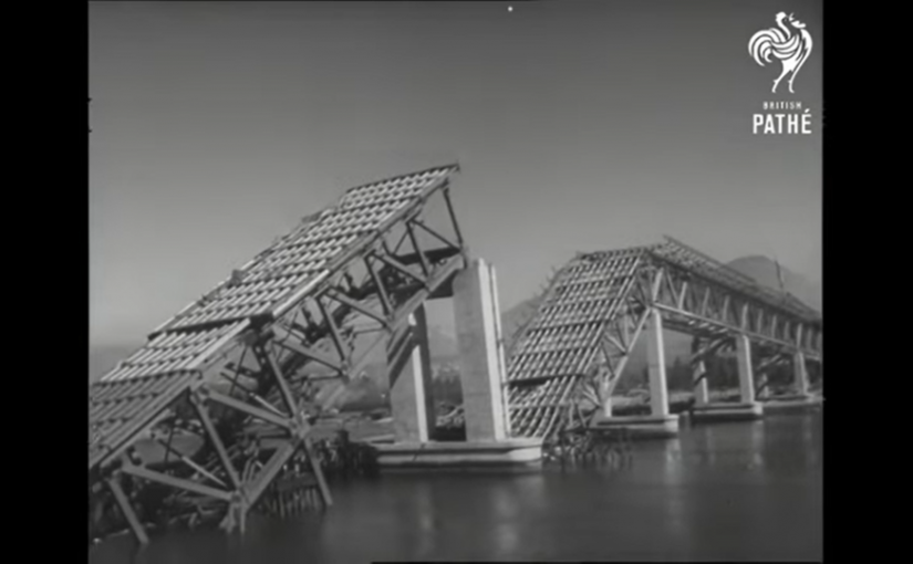 【視頻新聞】大溫鋼鐵工人紀念第二海峽橋當年斷橋新聞片段流出