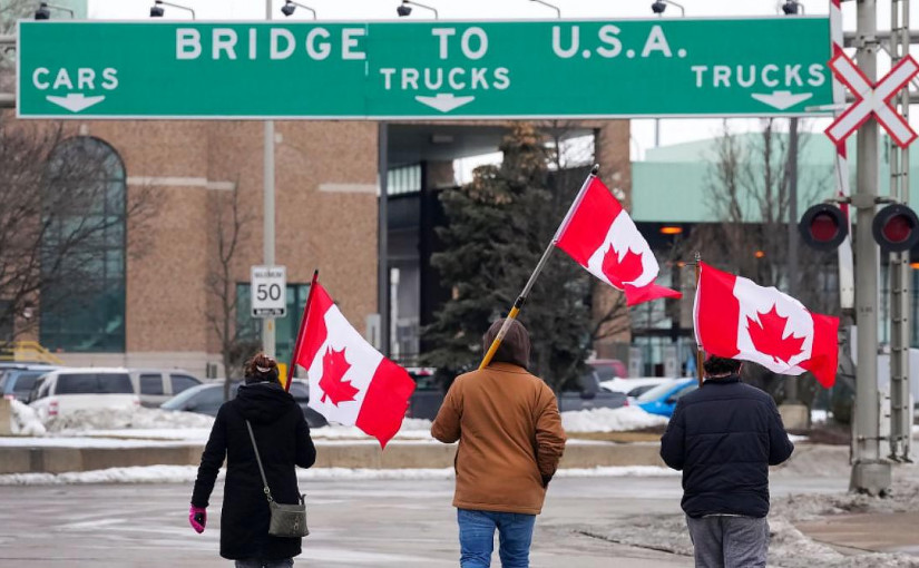 安省傳推緊急措施 向封鎖邊境示威人士處以重罰