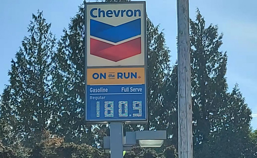 大溫油價再破紀錄 每升超1.8元