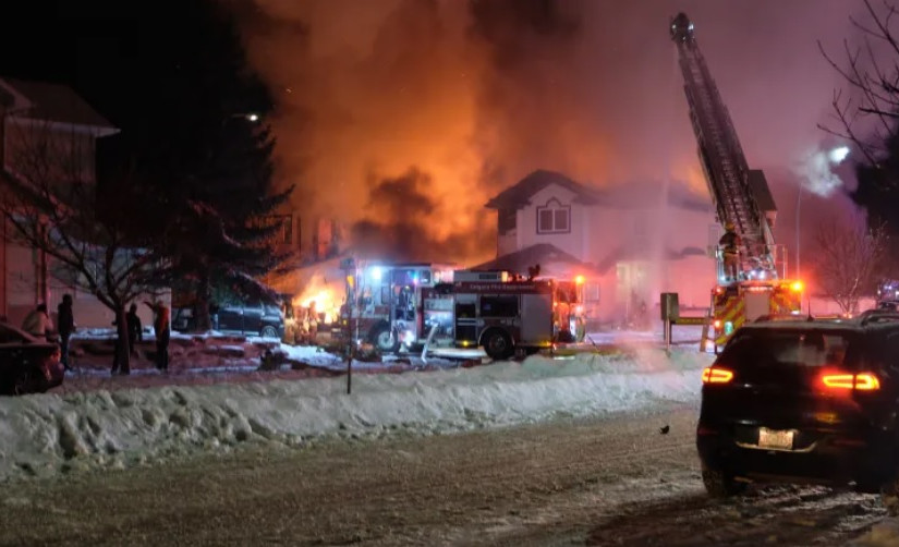 卡加利東南Cranston區  4間房屋發生大火