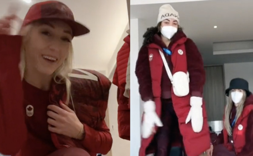 【視頻新聞】加國健兒奧運村紛紛秀新款運動服