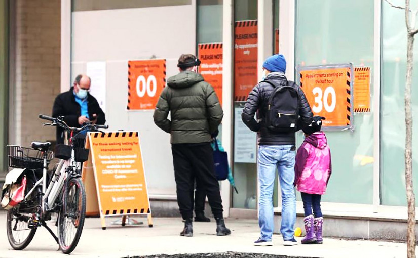 安省添2125人染疫 連續第3天回升