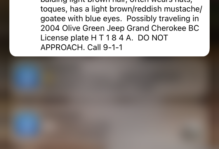 卑詩緊急部門教路  省民收到琥珀警報應這樣做