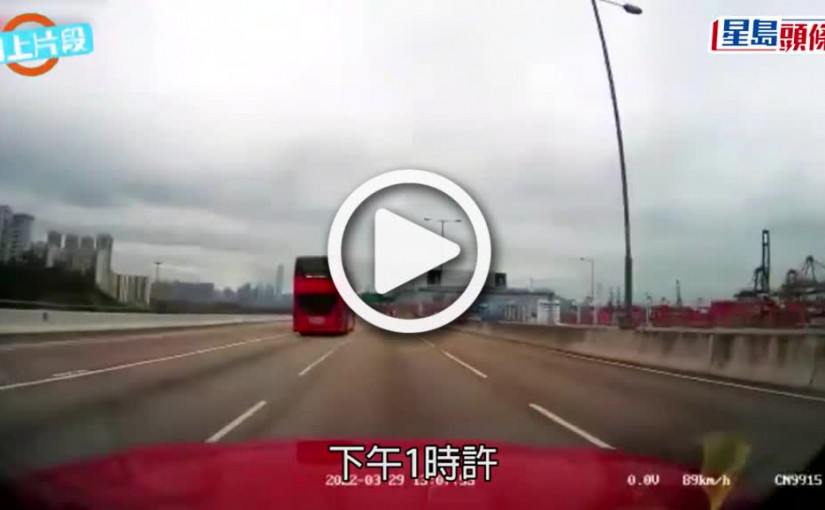 (視頻)6車串燒｜貨van楔車罅撞的士巴士 3車收掣不及6車串燒