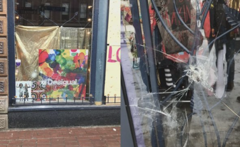 煤氣鎮服裝店廚窗3個月內被打破7次