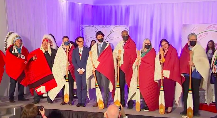 溫尼辟哈德遜灣建築移交原住民組織 作和解象徵