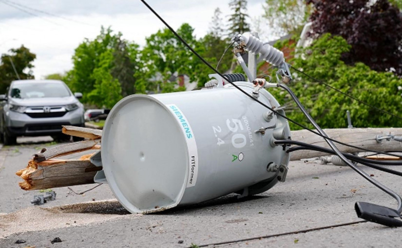 風暴影響未退 2省逾40萬用戶繼續斷電