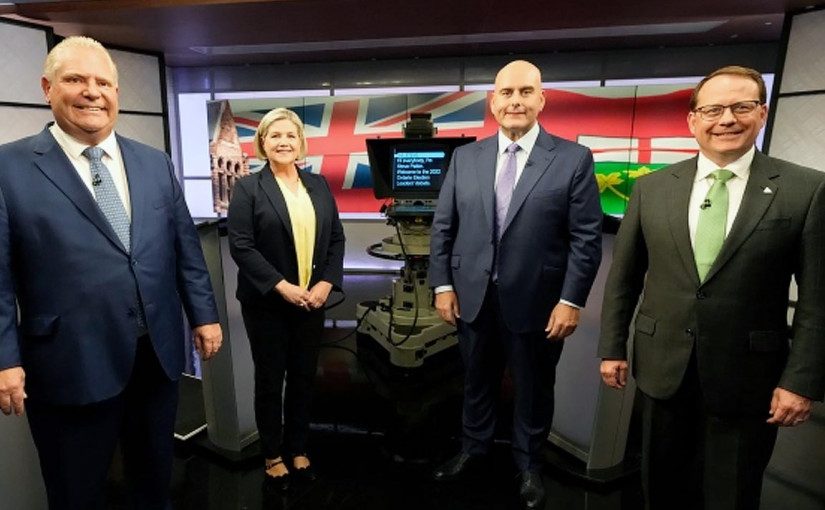 安省4政黨黨領回復實體拉票活動