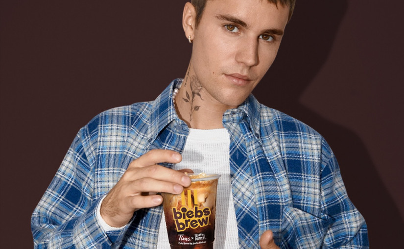 流行樂天王比伯與Tim Hortons再度聯手 推出Biebs Brew
