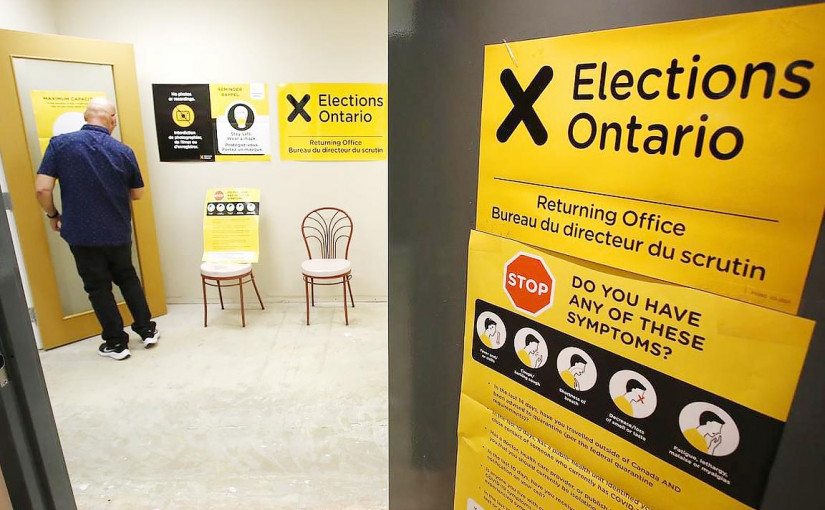 安省大選6月2日投票 怎樣投票與疫情限制話你知