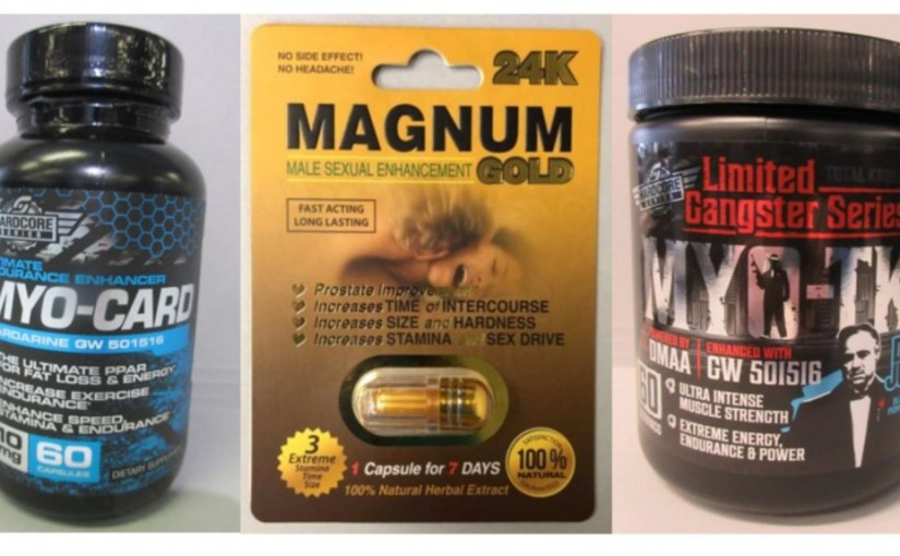 衛生部在卑詩檢獲數十種未經授權的增強性能力產品和鍛煉身體補充劑