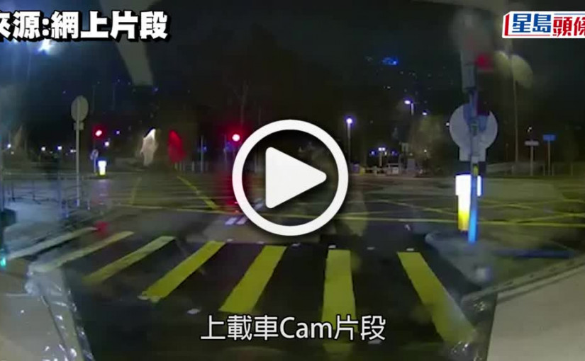 (視頻)交通失事｜沙田私家車突扭軚 剷上巴士站撞爛燈箱