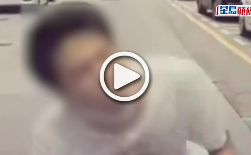 (視頻)碰瓷黨再現｜旺角疑現浮誇「碰瓷男」 車前徘徊再自轉3圈「抽搐」倒地