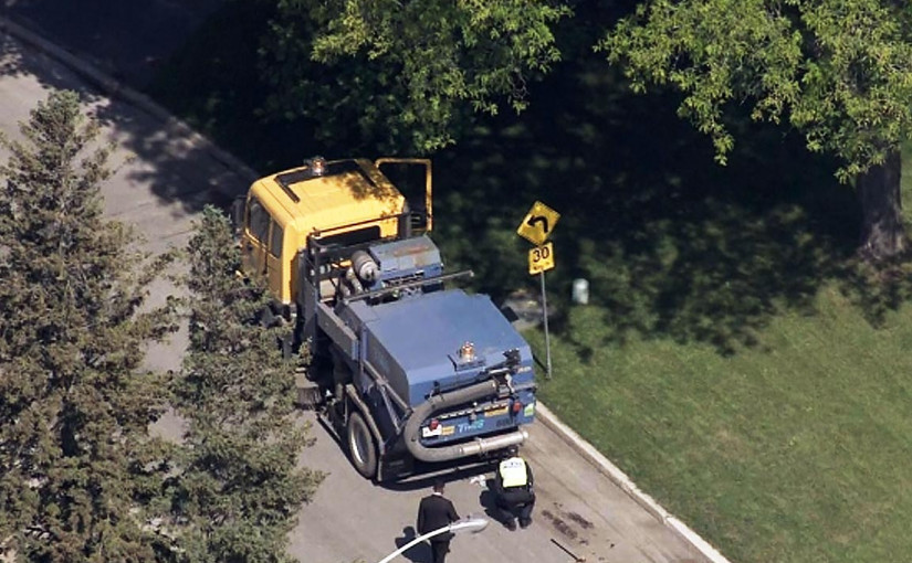 北約克發生途人被掃街車撞死意外