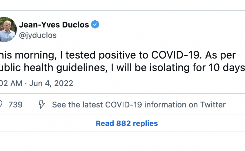 聯邦衛生部長感染新冠 需隔離10天