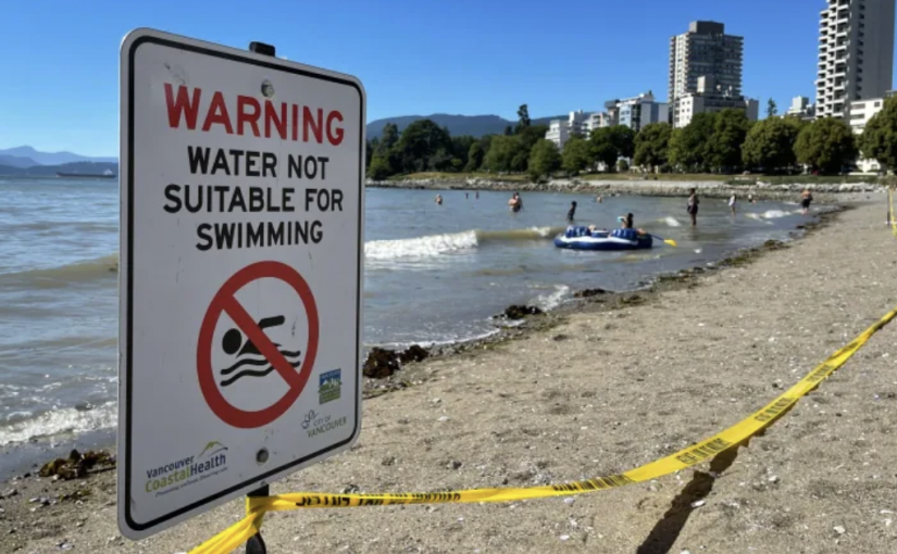 卑詩多個海灘大腸桿菌超標關閉