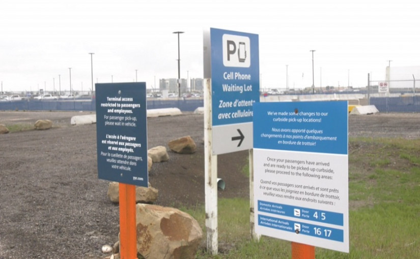 卡加利機場手機等候區遷到客運大樓較遠地方