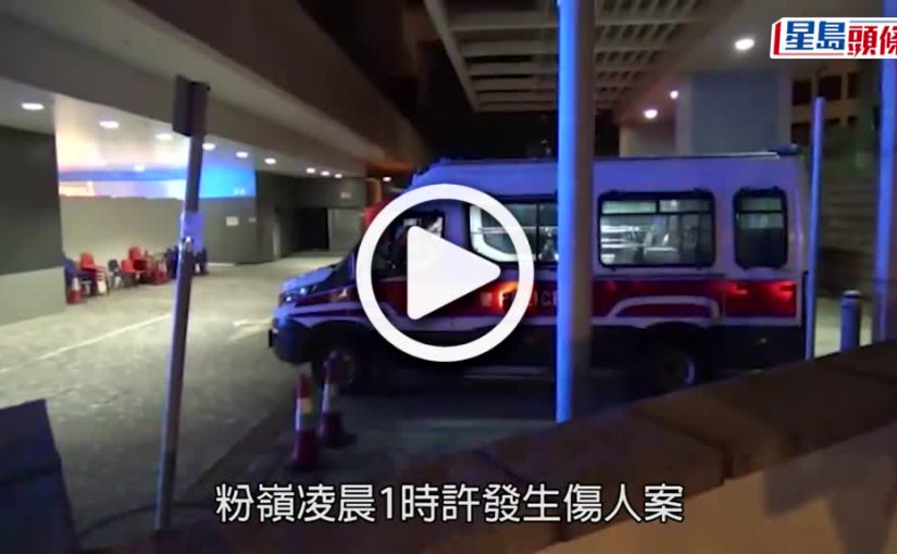 (視頻)斬人案｜中年漢粉嶺捱斬昏迷 警追緝兩刀手