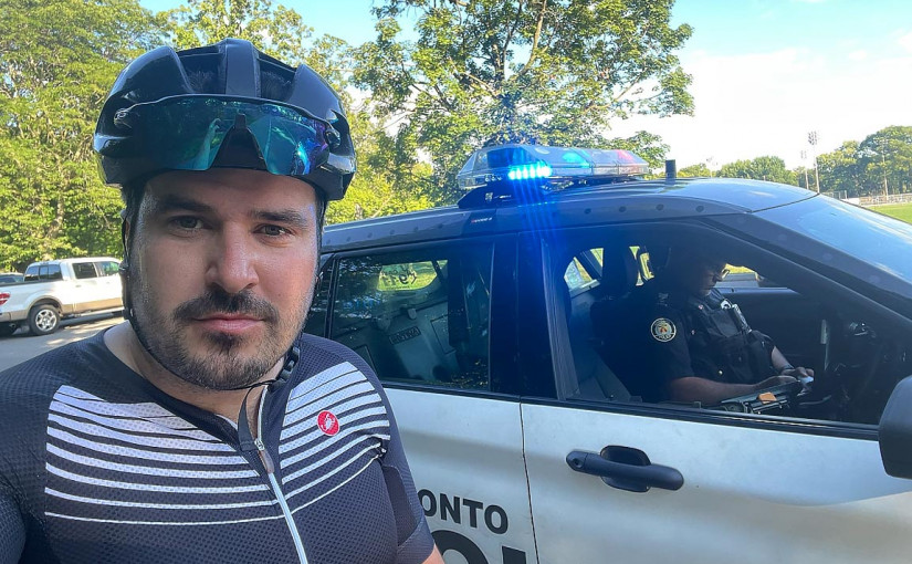 停車標誌前未完全停低 單車騎士接110元告票