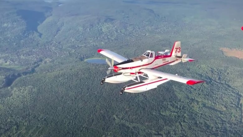 一架滅火飛機在卑詩內陸迫降