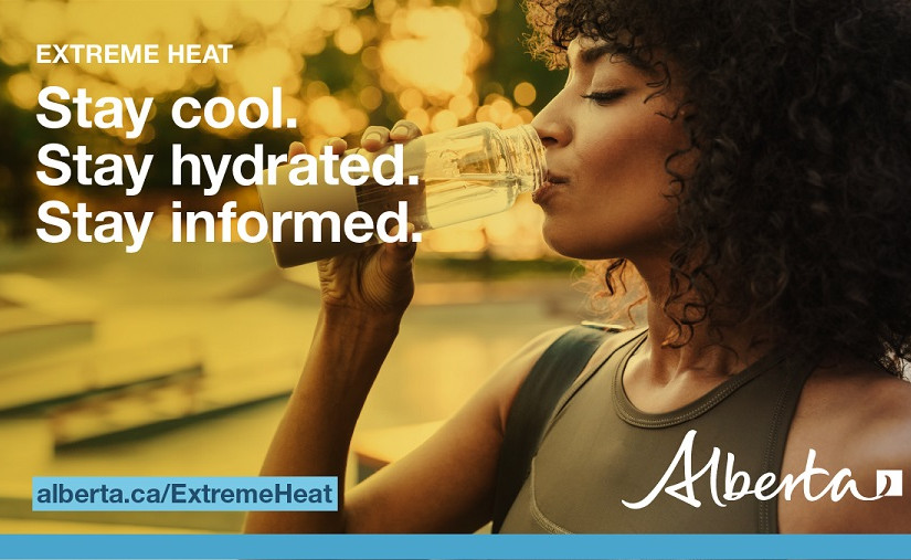 亞省政府提醒在極炎熱天氣下保護自己和他人