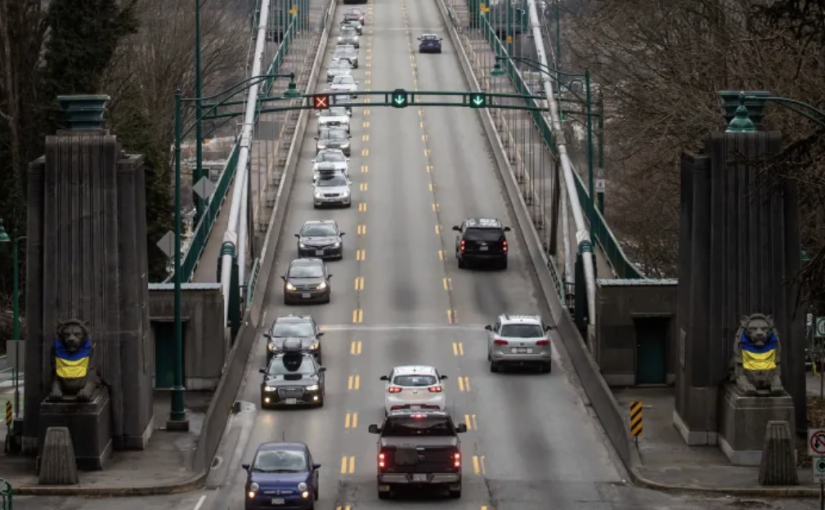 獅門大橋今早交通延誤