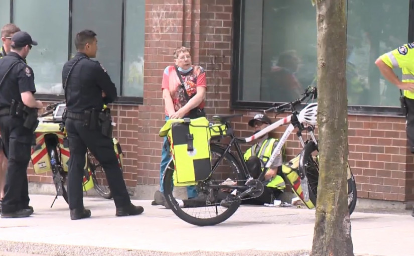 華埠保安當班時遇襲送院  嫌疑人在逃