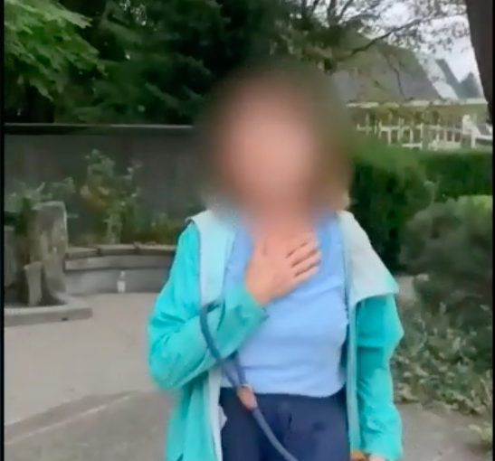 疑對韓裔東主辱罵吐口水  北溫警追尋紅髮婦人