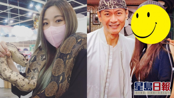 江華27歲細女陳薔天出道做歌手 臉尖加長腿玩蛇作風超大膽