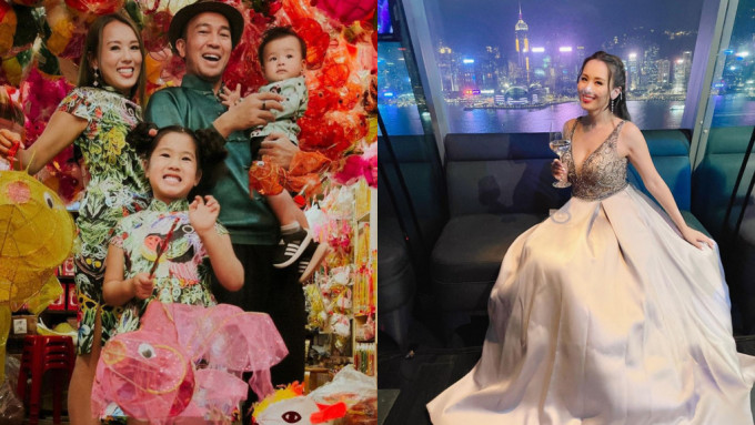 前港姐楊洛婷超低胸去希臘大解放 41歲keep住22吋腰fit過初出道