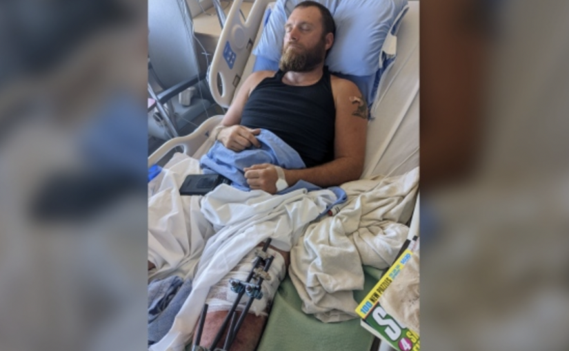 天降橫禍 男子遭路怒者尾隨到家加速撞傷