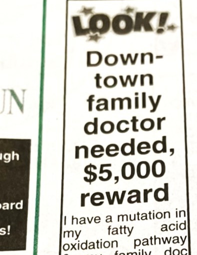 溫漢缺家庭醫生開處方藥 刊登報章廣告獎5千元尋轉介