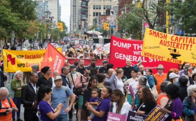 勞動節遊行 工會主席：公司利潤創紀錄但薪金落後