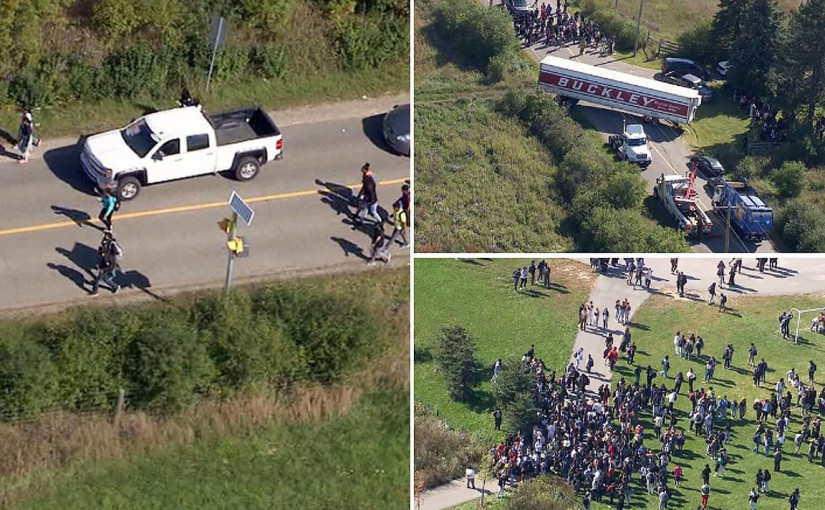 受炸彈威脅 中學與鄰近Walmart須緊急疏散