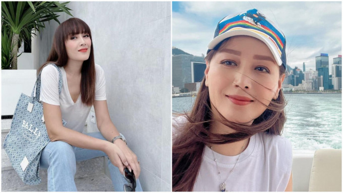 名模琦琦著魚網絲襪晒長腿極誘人 加個少女托腮甫士真係無得輸