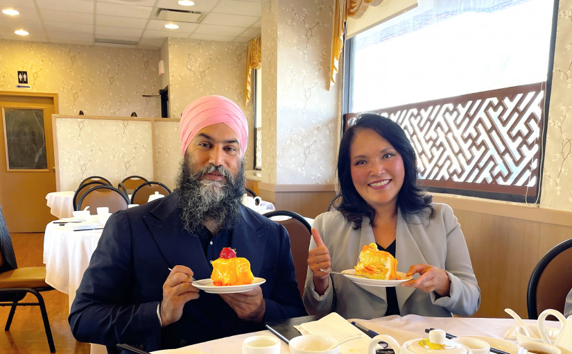 NDP黨領駔勉誠會面大溫華文媒體