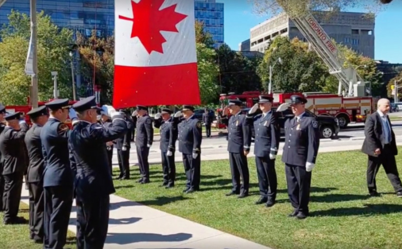 疫情來首次消防員追悼會 悼念134名殉職消防員