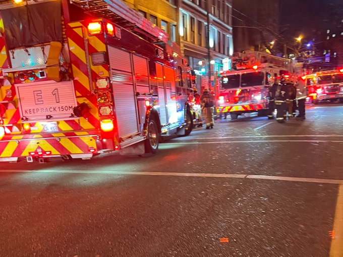 本拿比雙層住宅發生火災 建築被燒毀